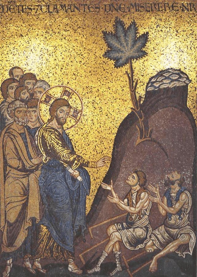jesus healing the blind with cannabis