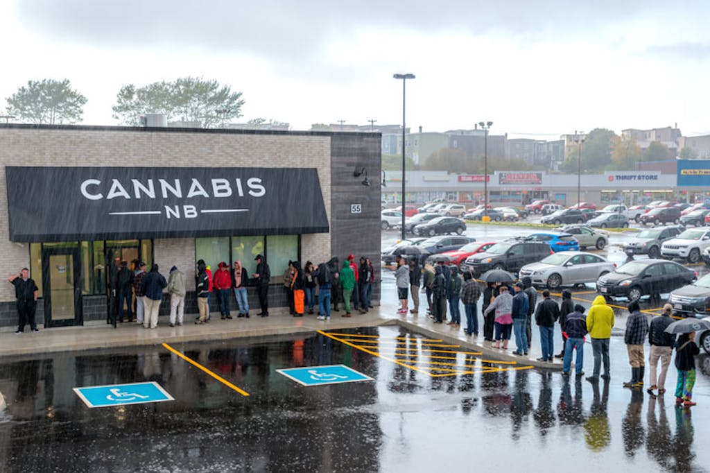 Cannabis dispensiary in Canada