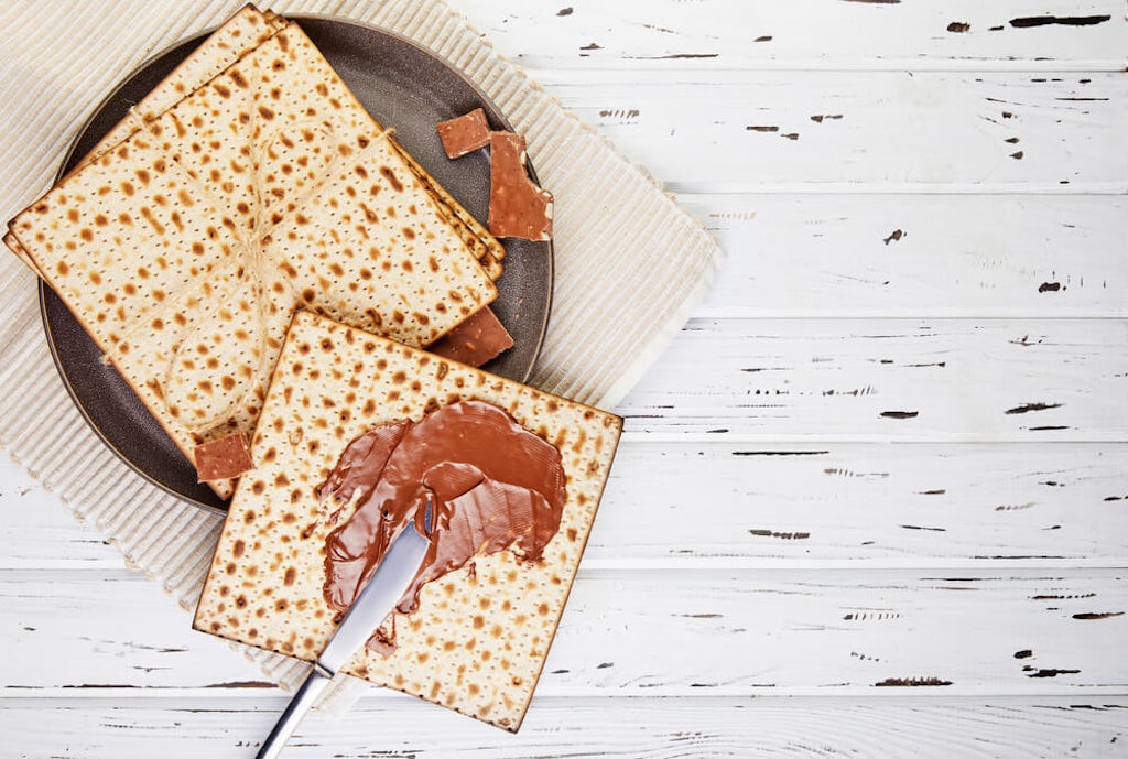 You can use cannabis infused chocolate to make a single-serving edible on matzah