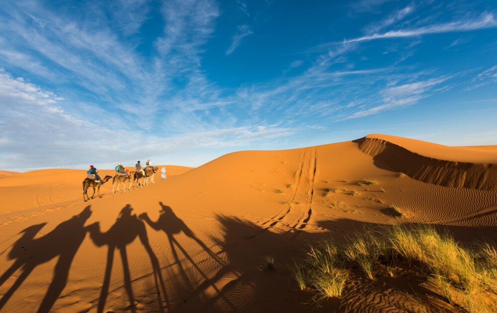 The desert in Morocco 