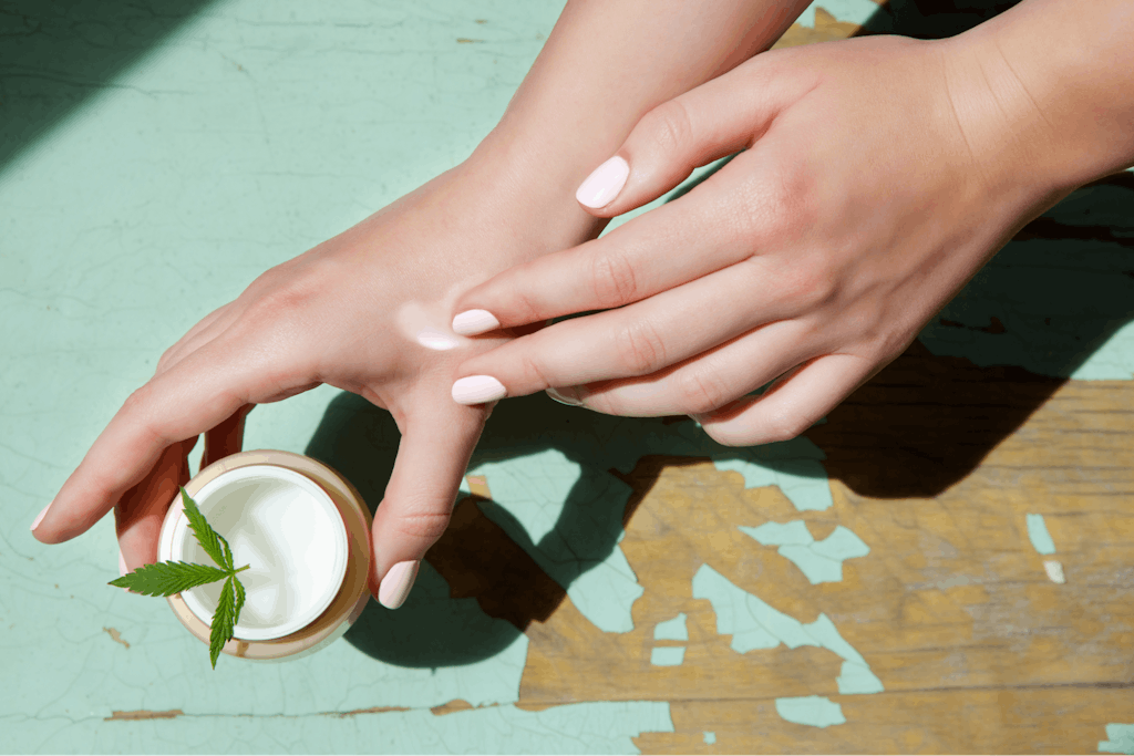 Using creams can help absorb cannabis into the skin 