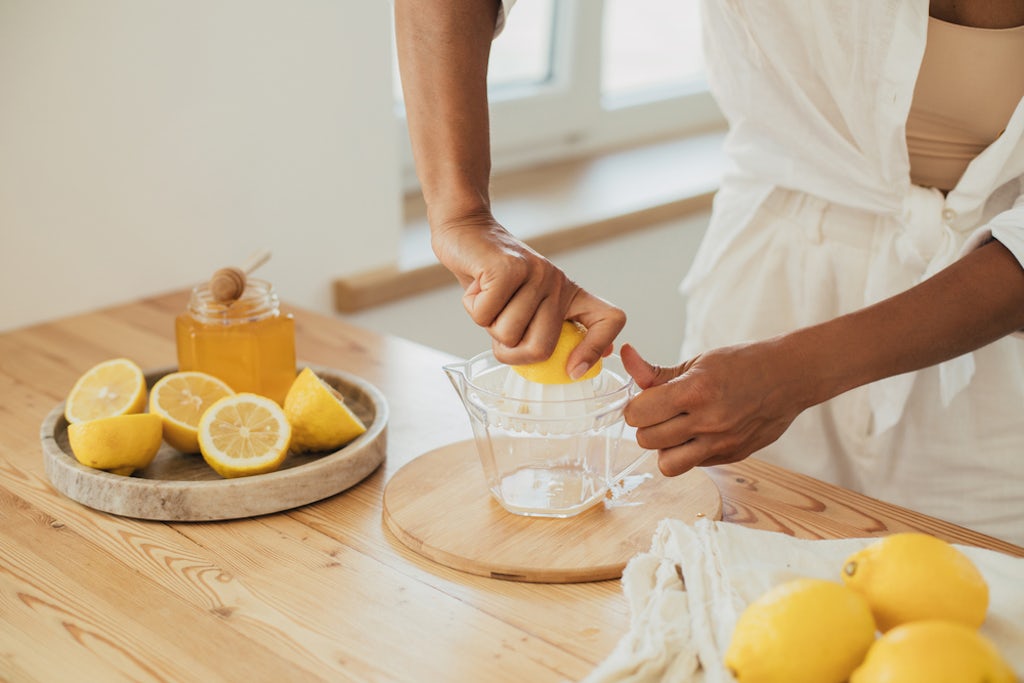 Squeezing lemons for THC-infused lemonade