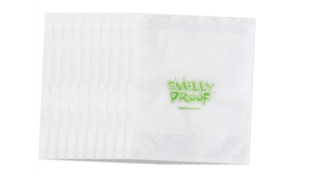 30 Smell Proof Bags - Smart Stash Weed Baggies 4x6 for 1/4 Ounce Herb -  Airtight Mylar Ziplock, Resealable Zipper Pouch.