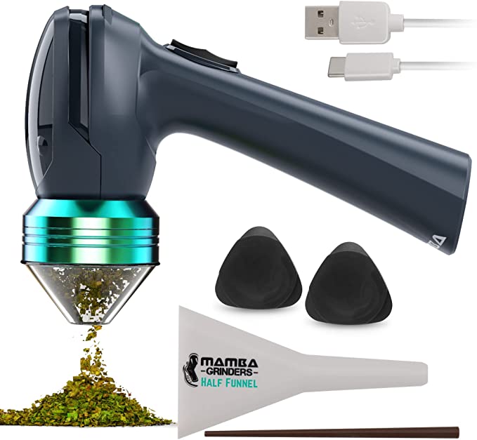 The 5 Best Electric And Automatic Weed Grinders The Cannigma   Mambas Electric Portable Herb Grinder 